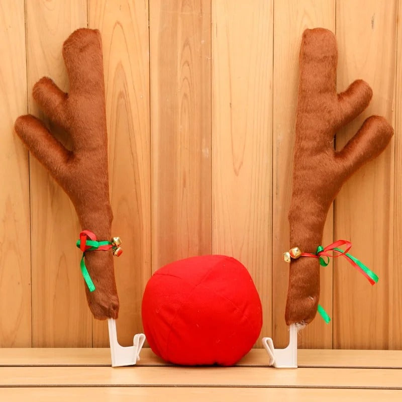 ReinRide™ – Make Every Drive Merrier with Adorable Christmas Car Antlers