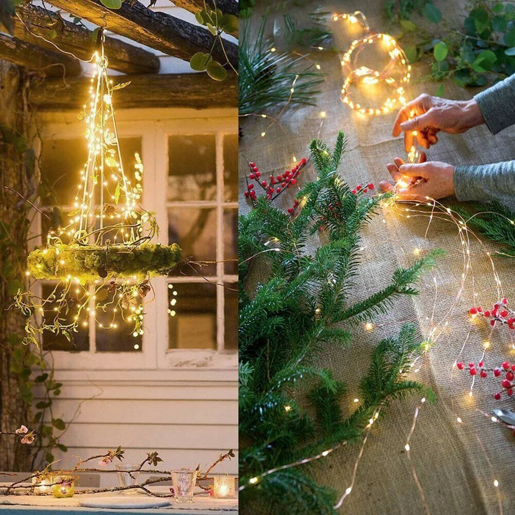 FireflyGlow™ – LED String Lights with Remote Control & Multiple Twinkle Modes