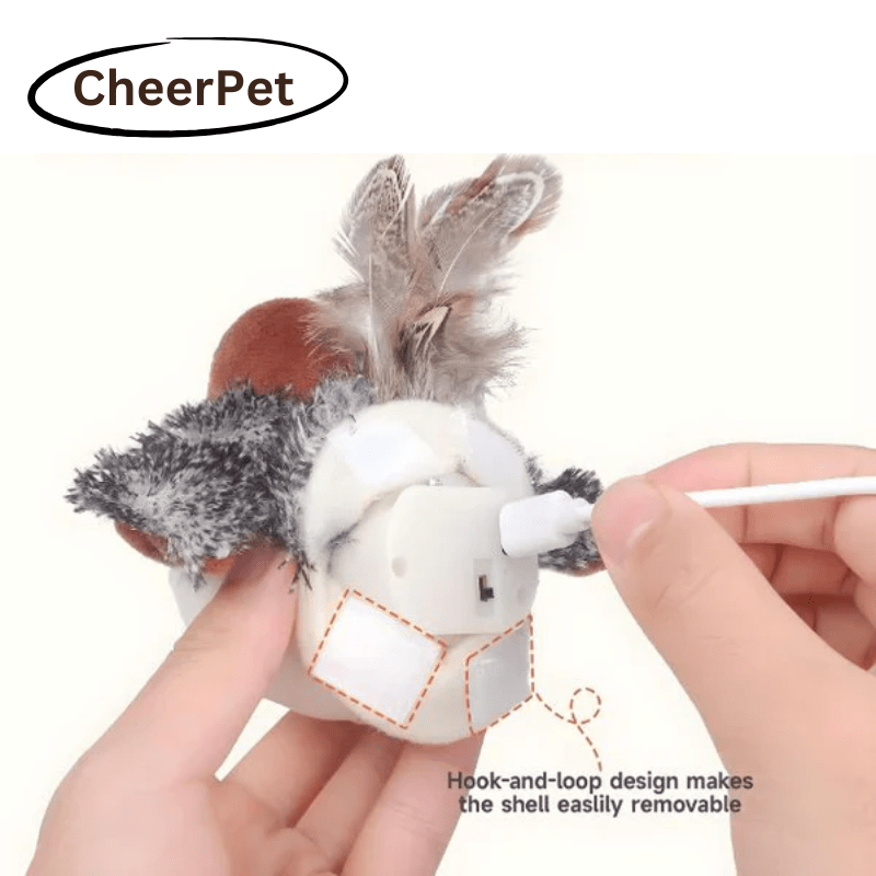 CheerPet™ – Smart Flapping Toy That Delights Cats Instantly