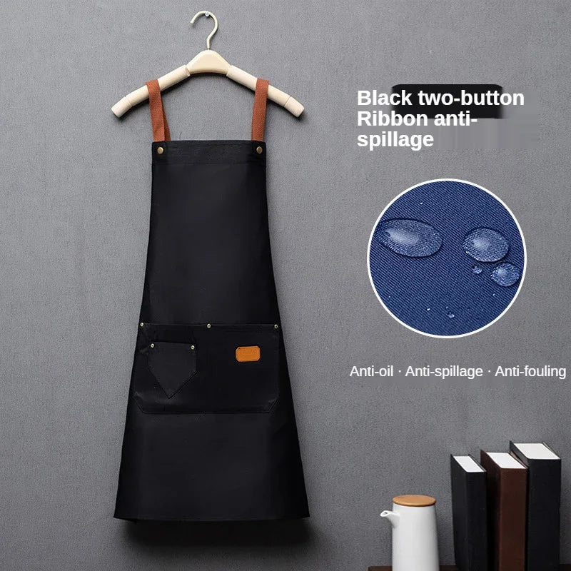 CookFan™ – Durable Waterproof Apron with Handy Front Pockets