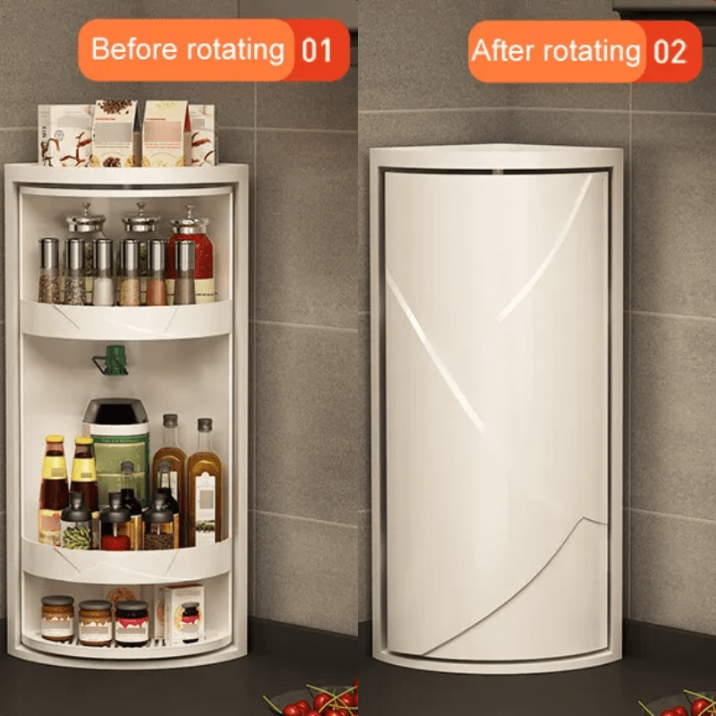 CornerMax™ – Rotating Corner Wall Storage Organizer