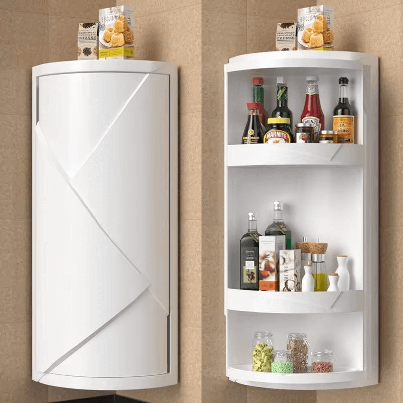 CornerMax™ – Rotating Corner Wall Storage Organizer