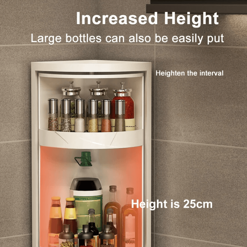 CornerMax™ – Rotating Corner Wall Storage Organizer