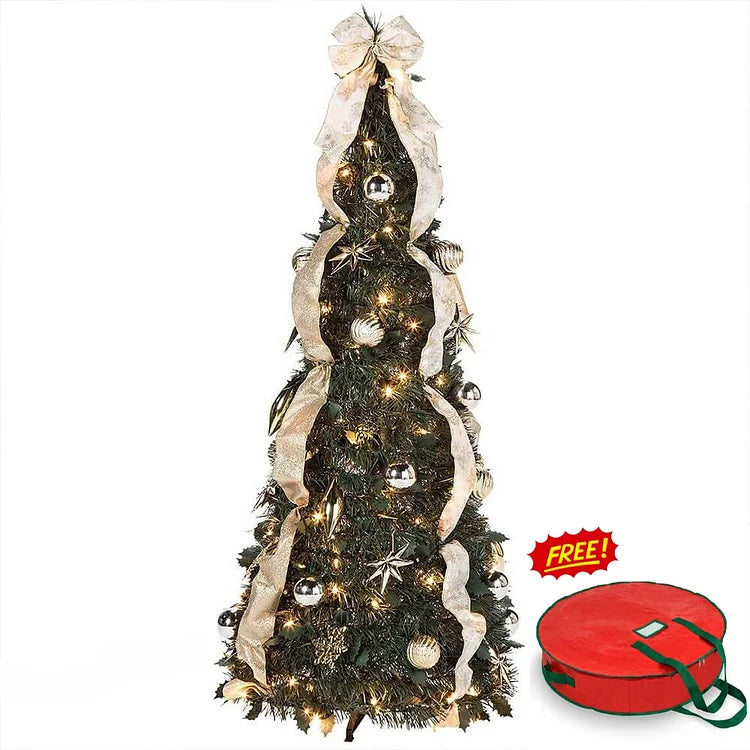 FoldaTree™ – Collapsible Pop-Up Christmas Tree for Easy Festive Setup