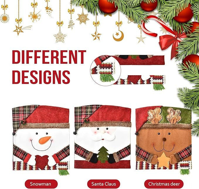 ChairCharm™ – Dress Your Chairs for Christmas Magic!