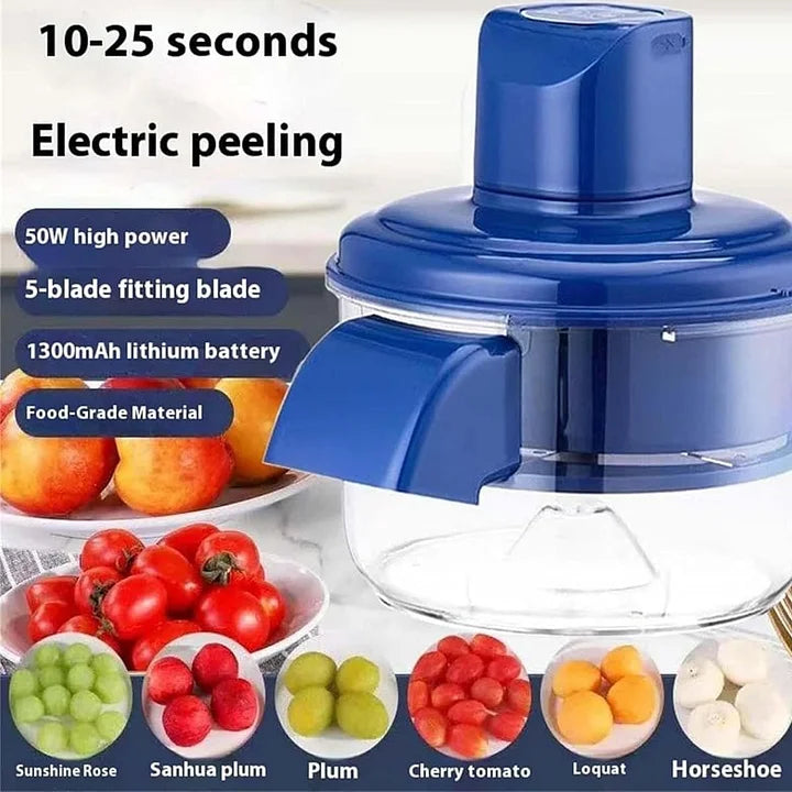 SwiftPeel™ – Automatic Rechargeable Fruit Peeler