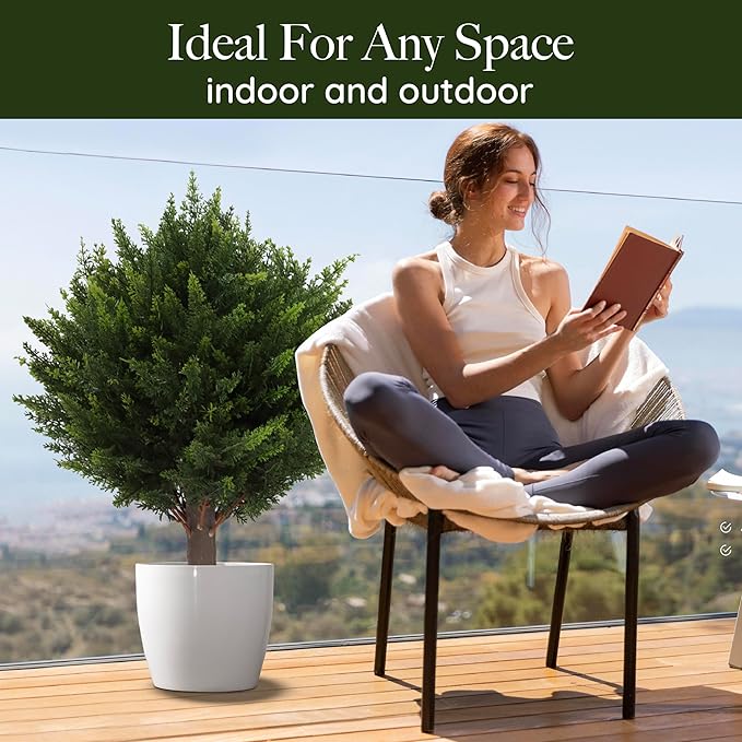 EverLush™ – Add Instant Elegance with Artificial Cedar Topiaries