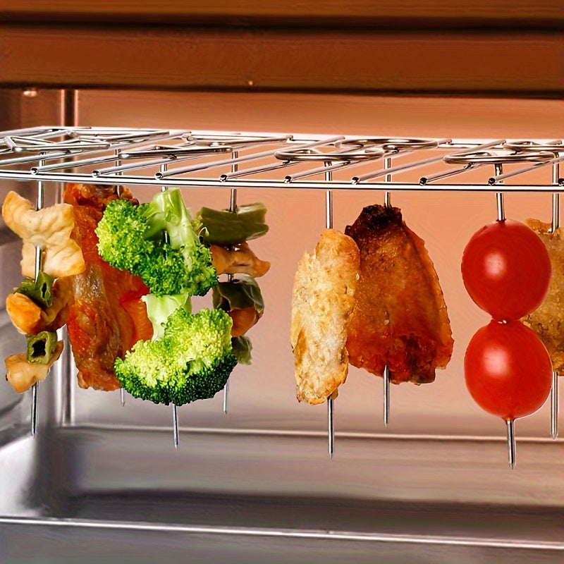 5+5 FREE | CrispSpire™ - Perfect Skewers for Juicy, Evenly Air-Fried Meals