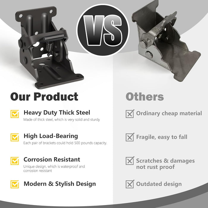 FoldMate™ - Foldable steel mount