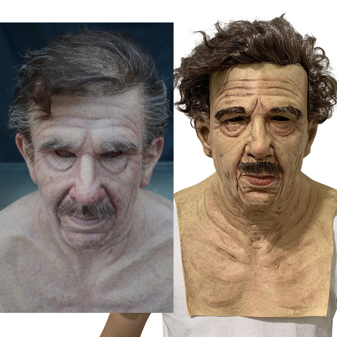 ElderMorph™ - Old Man Full Head Mask