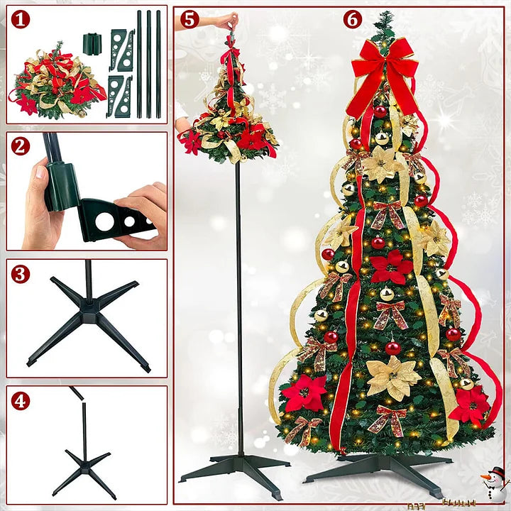 ScarletShine™ - Pop-Up Christmas Tree