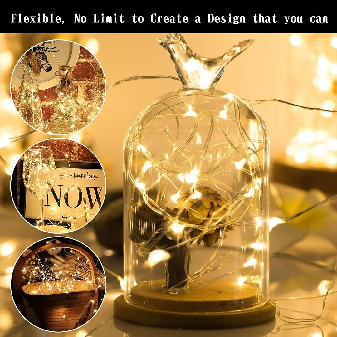 FireflyGlow™ – LED String Lights with Remote Control & Multiple Twinkle Modes