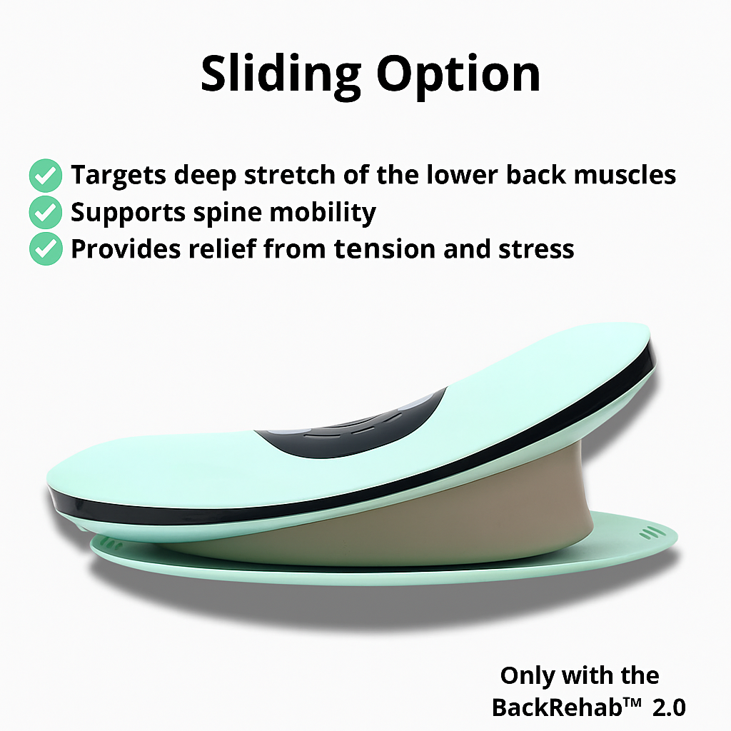 SpineGlide™ - Adjustable Back Stretcher & Support Device