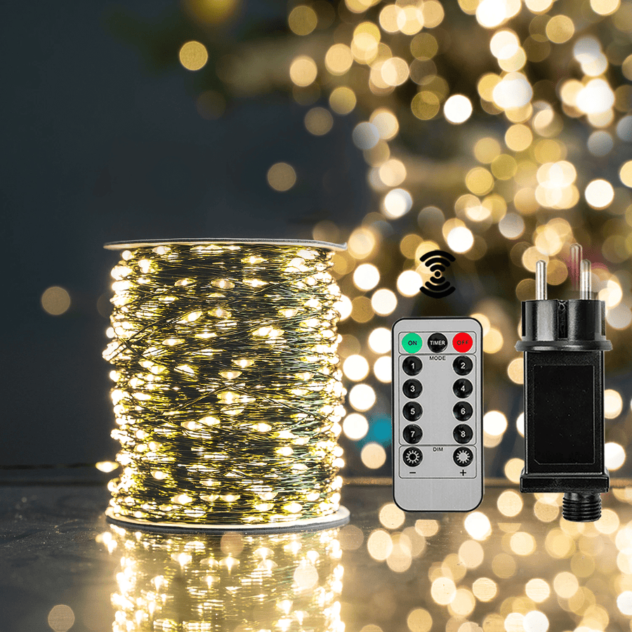 TwinkleGlow™ – Remote-Controlled LED Fairy Lights with Multiple Lighting Modes