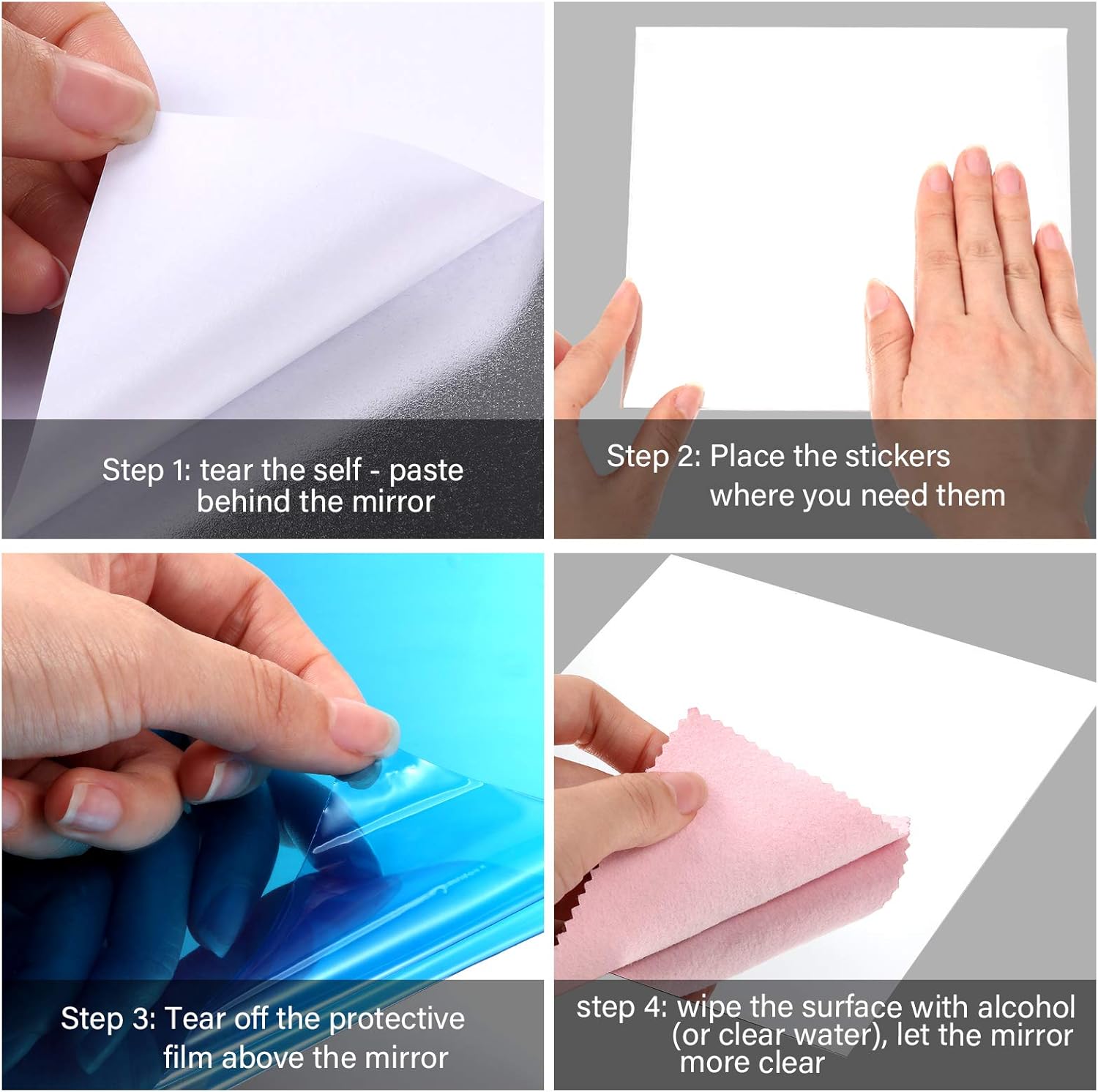 SafeReflect™ - Peel-and-Stick PET Mirror Sheets