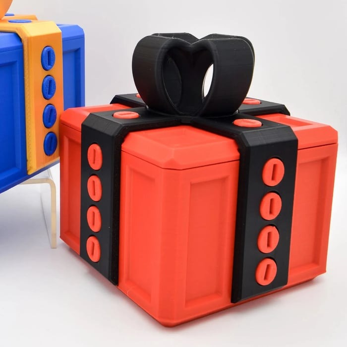 GiftBox™ – 3D Printed Puzzle Box for Funny Gift Giving