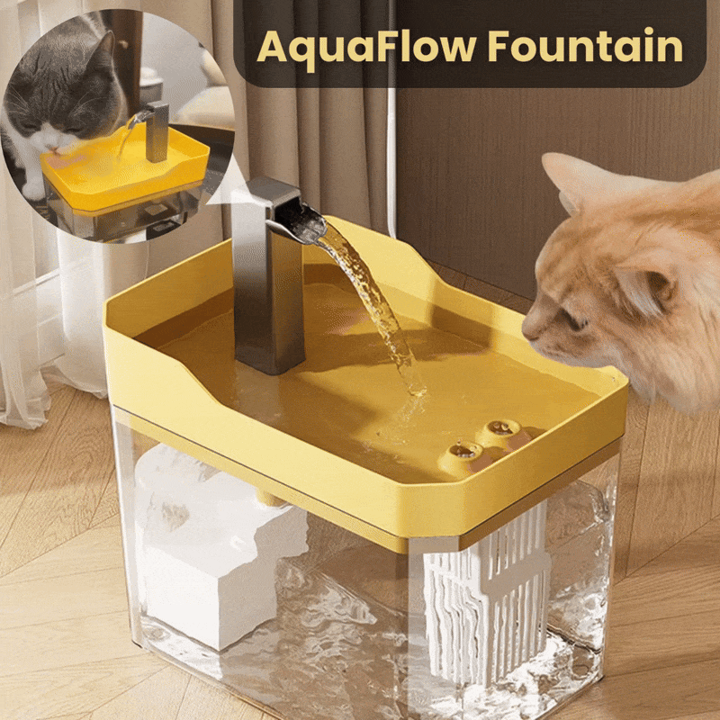 AquaFlow™ – Sleek Design Pet Fountain to Fit Modern Homes