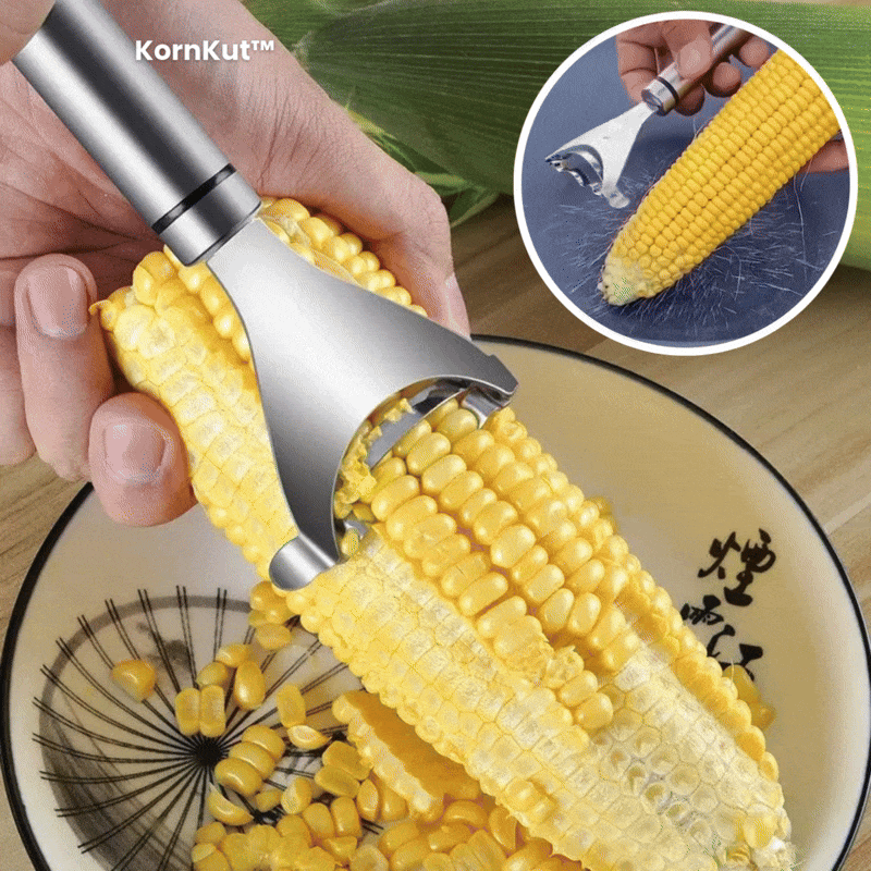 1+1 FREE | KornKut™ - Stainless Steel Corn Peeler