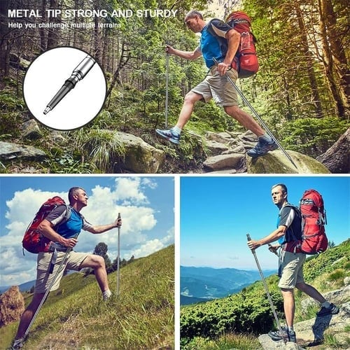 ForgeTrek™ - Adjustable aluminum hiking stick
