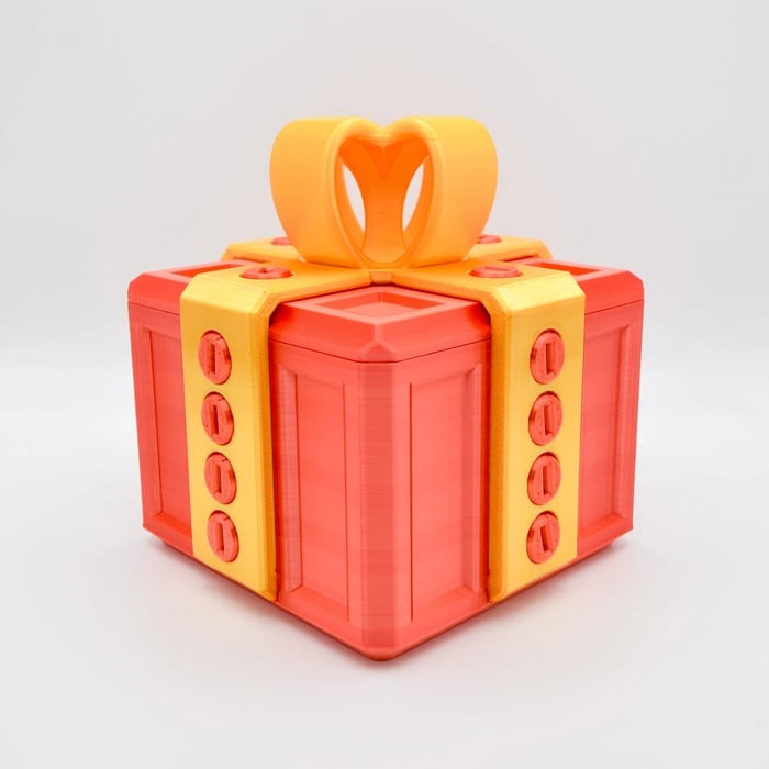 GiftBox™ – 3D Printed Puzzle Box for Funny Gift Giving