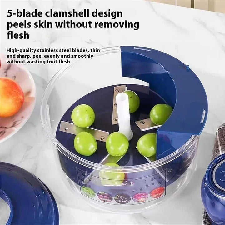 SwiftPeel™ – Automatic Rechargeable Fruit Peeler