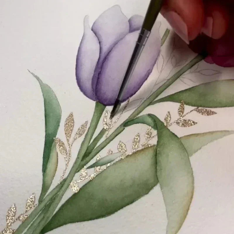 AquaLume™ – Shimmering Metallic Watercolors for Stunning Art Effects