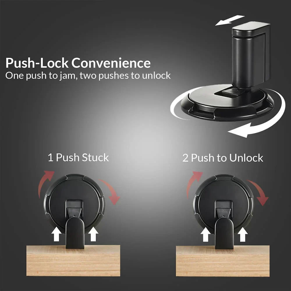 SecureStop™ - Adjustable Door Stopper for All Floor Types