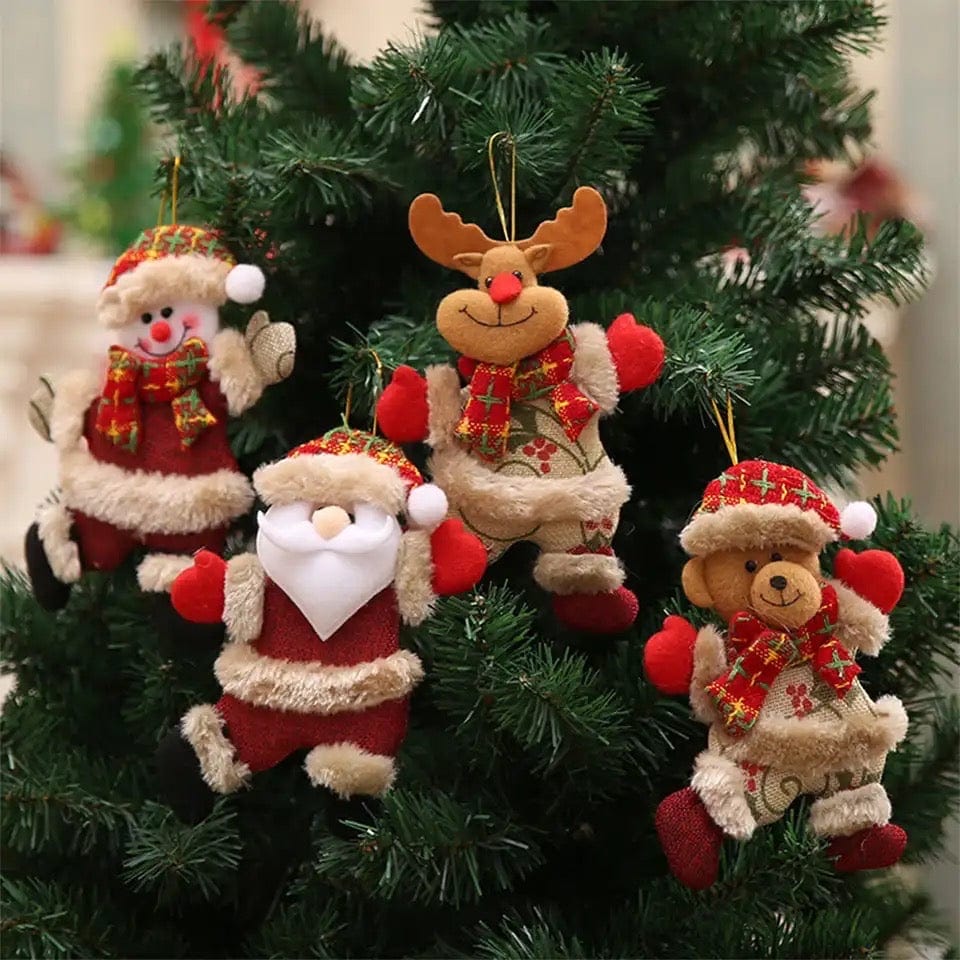 TeddyCharm™ – 4pcs Teddy Tree Ornaments Designed to Add Cozy Holiday Magic