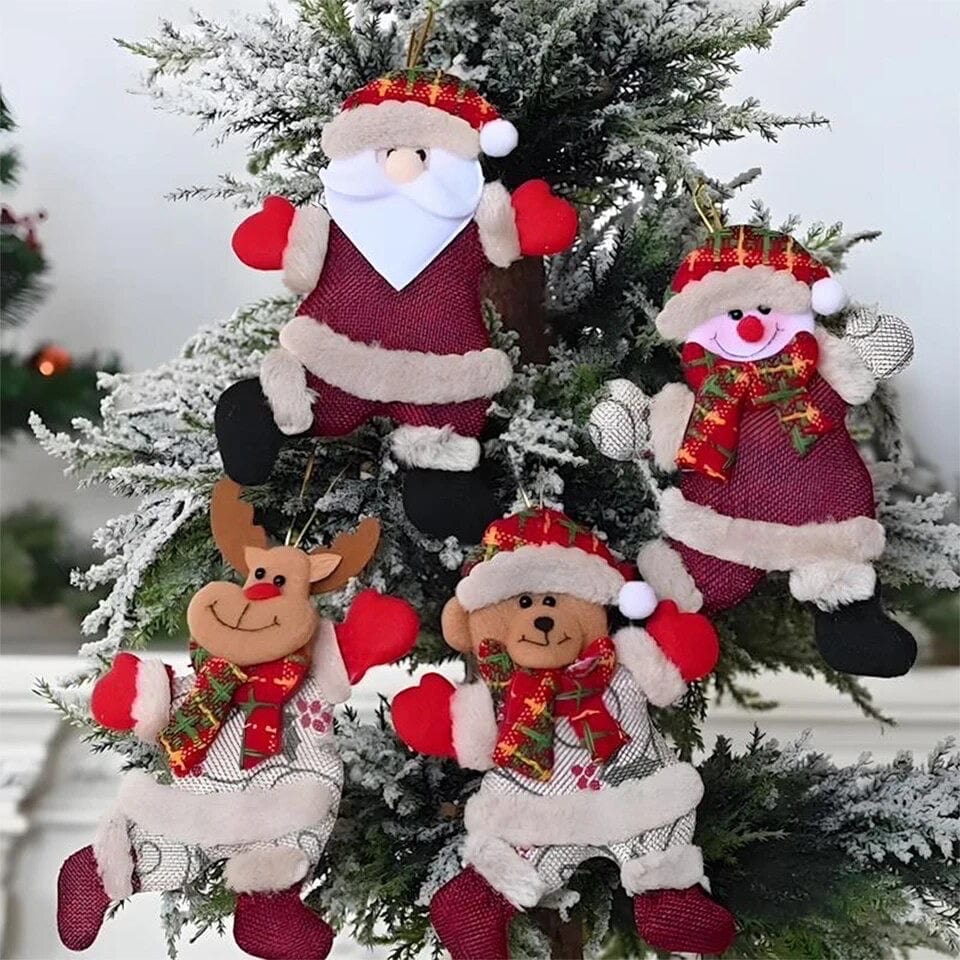 TeddyCharm™ – 4pcs Teddy Tree Ornaments Designed to Add Cozy Holiday Magic