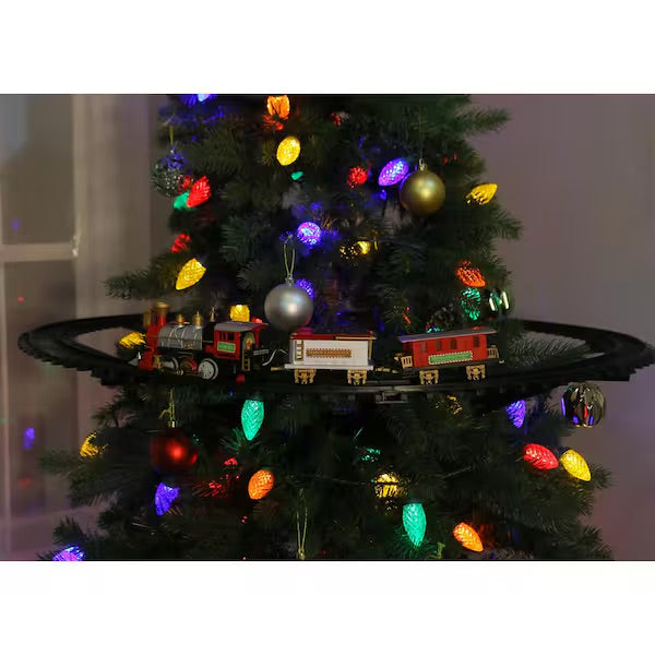 SantaExpress™ – Electric Christmas Tree Train Set with Lights & Sound