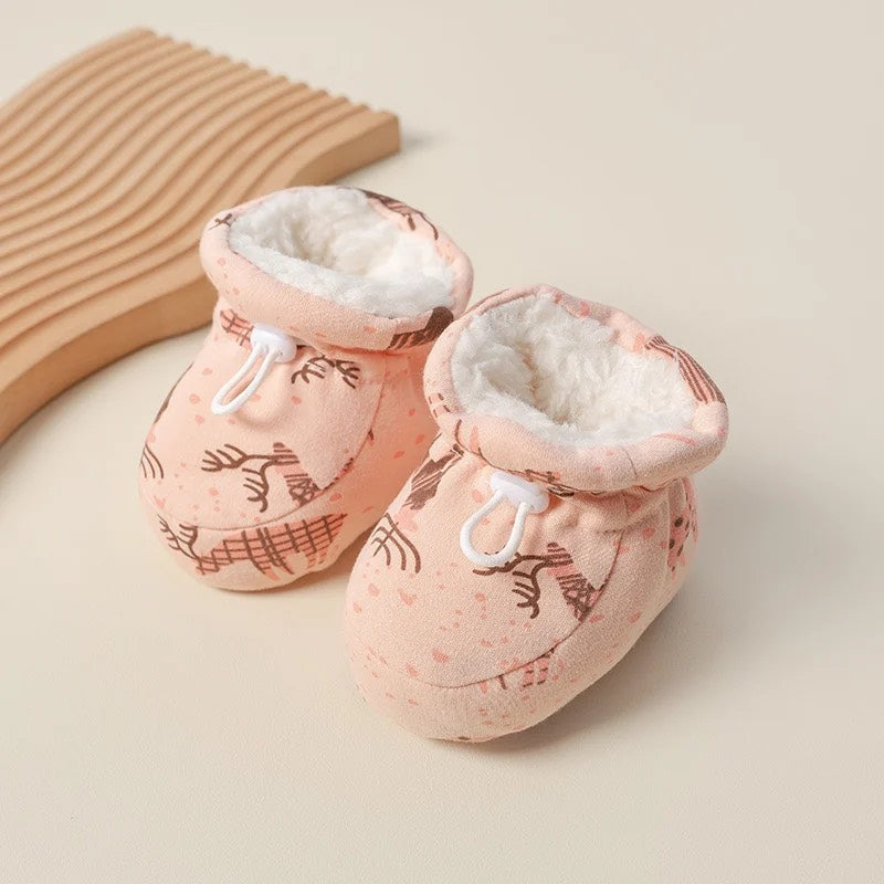 SnugSteps™ – Anti-Slip Baby Booties with Adjustable Fit