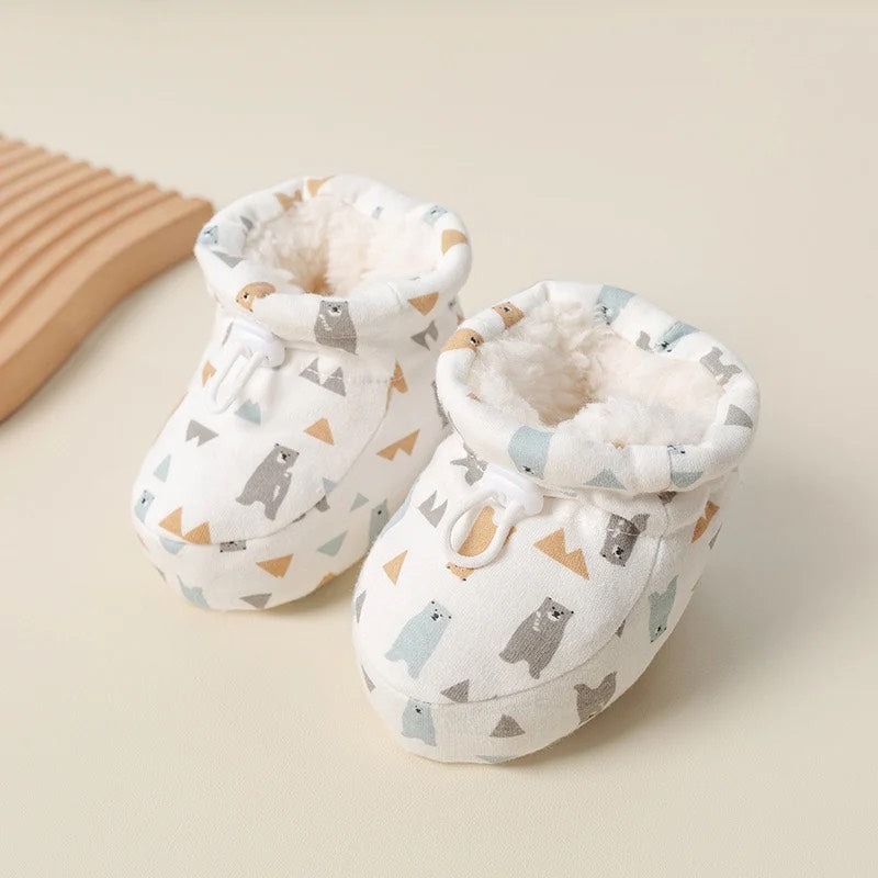 SnugSteps™ – Anti-Slip Baby Booties with Adjustable Fit
