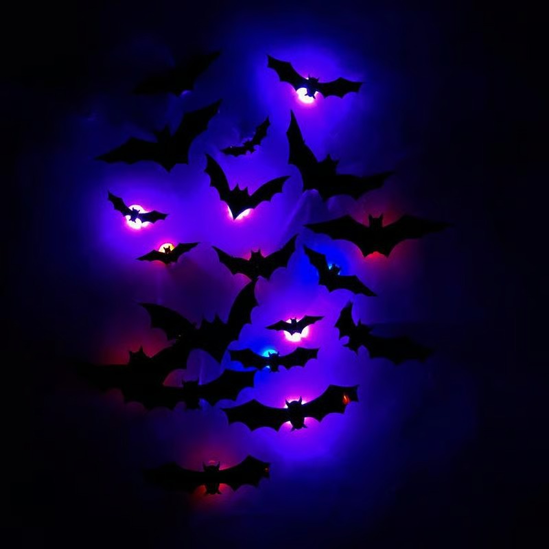 HauntGlow™ - 3D LED bat lights (12 Pcs Set)