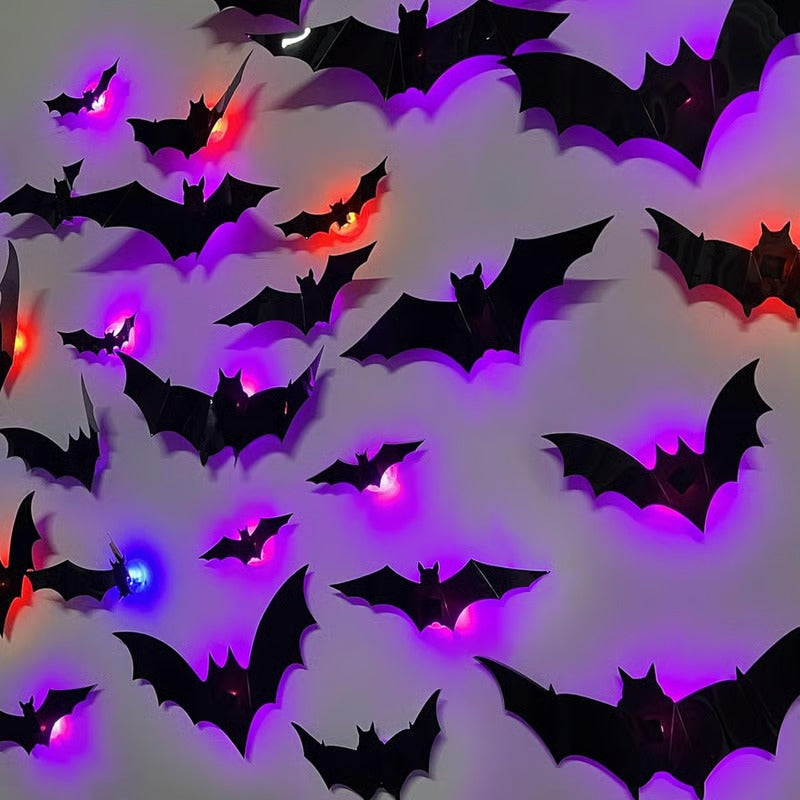 HauntGlow™ - 3D LED bat lights (12 Pcs Set)