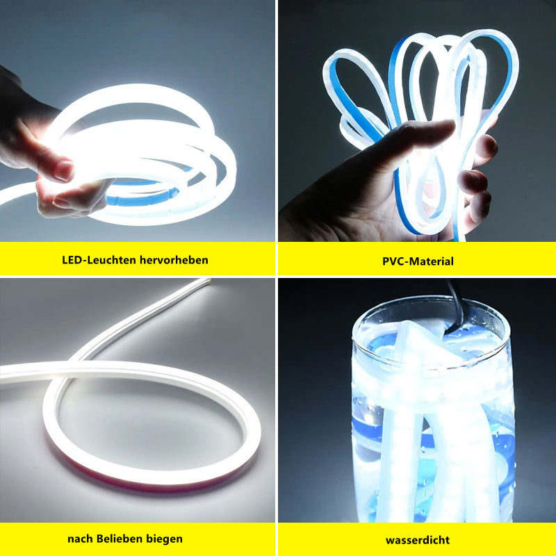 LumaHalo™ - Flexible LED Strip Lights for Car Headlights & DRLs