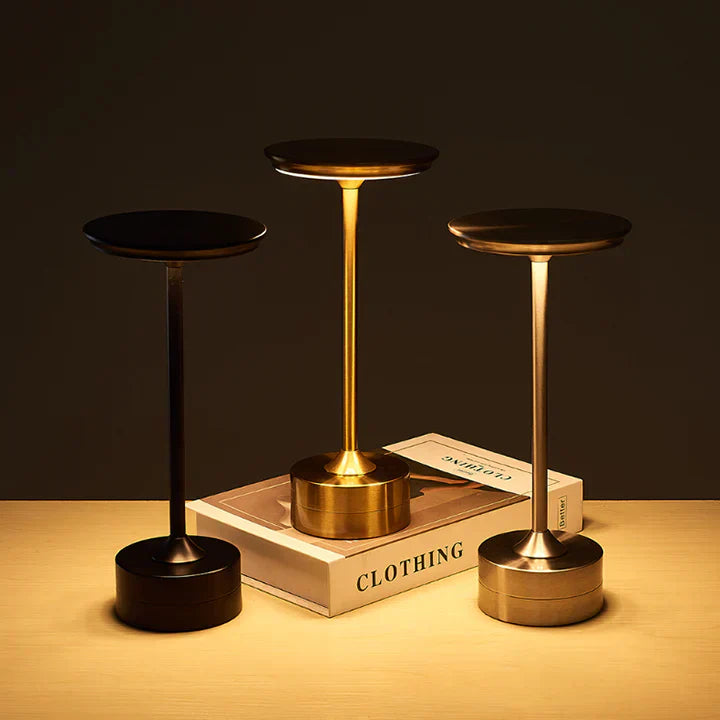 LuxeLumina™ - Dimmable Touch Lamp with USB Rechargeable Design