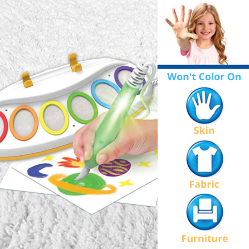 ColorWhiz™ – Mess-Free Magic Light Brush Painting Set for Kids