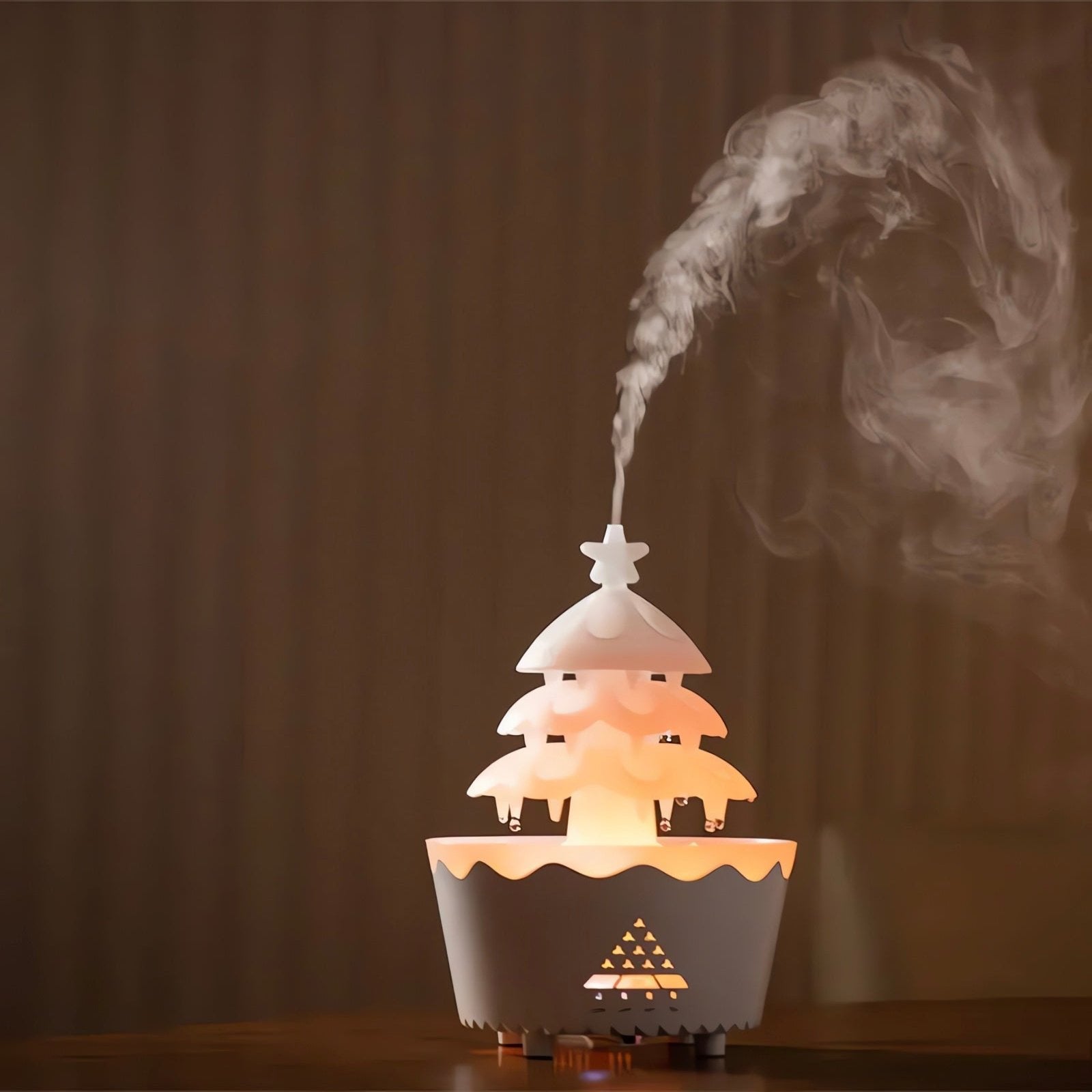 AromaTree™ – LED Christmas Tree Essential Oil Diffuser with Mist & Lights
