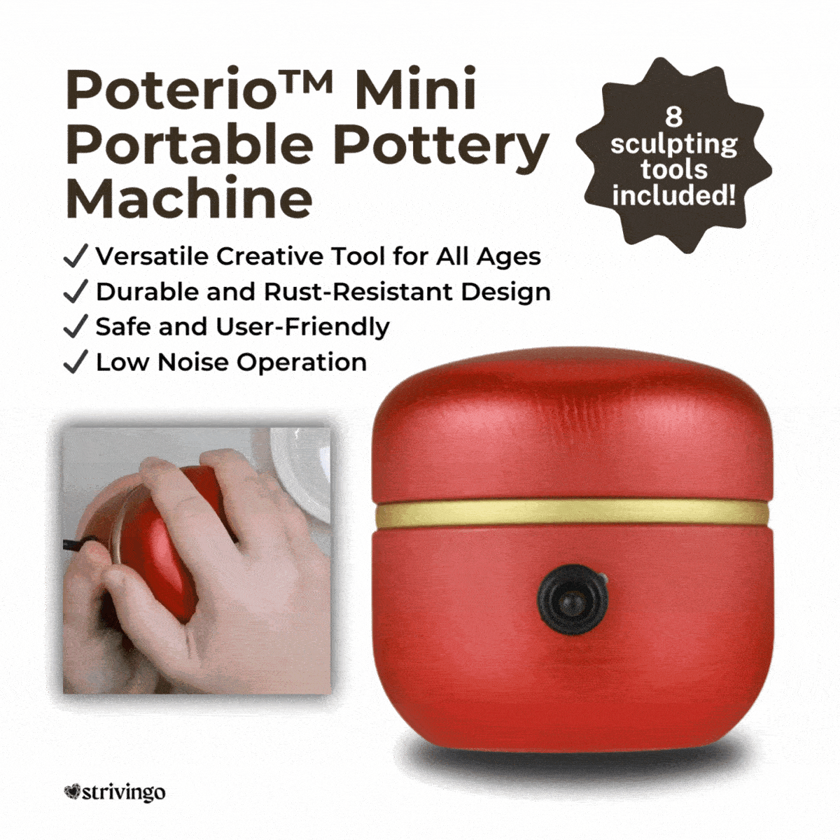 Poterio™ - Mini Pottery Wheel
