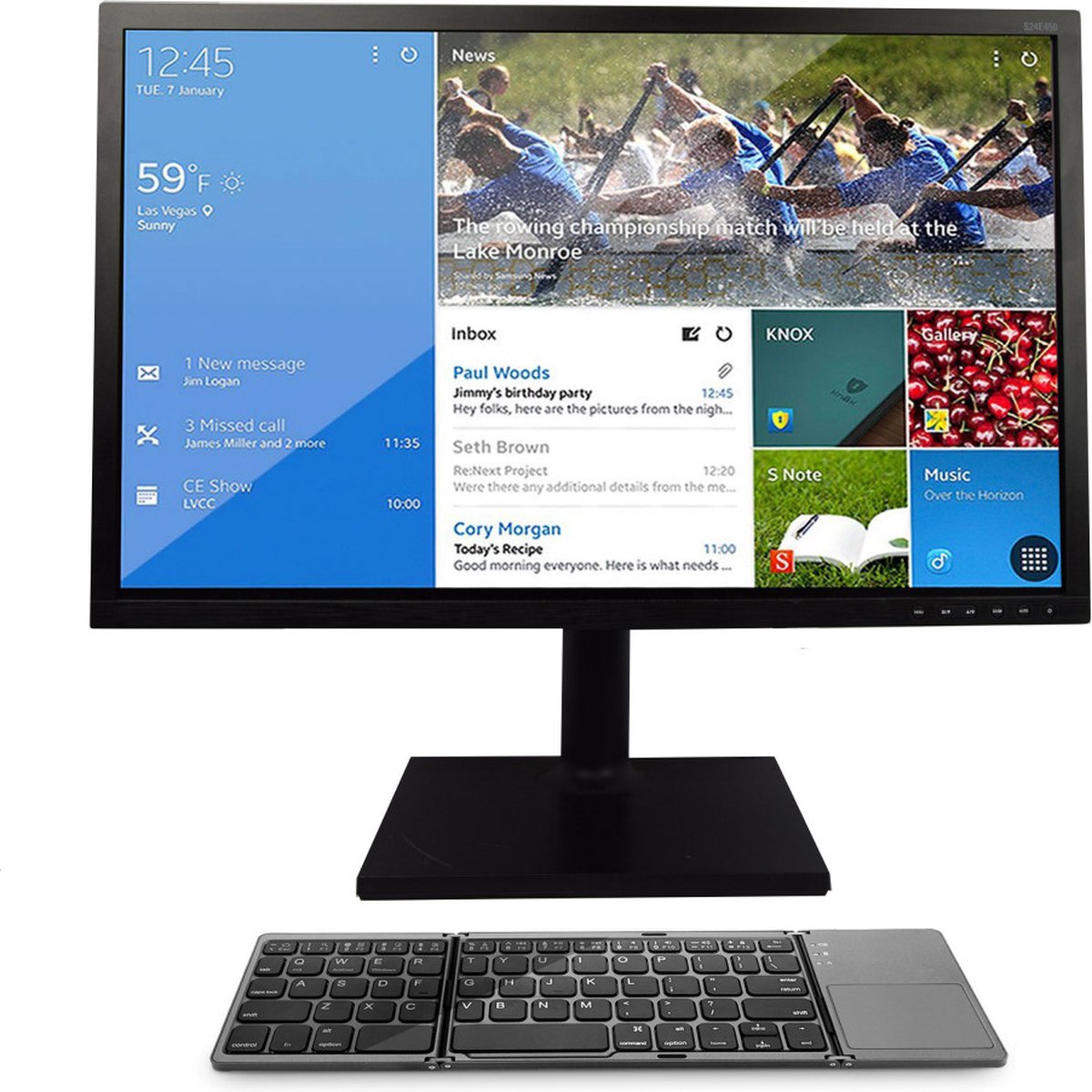 SlimTouch™ - Foldable Bluetooth Keyboard