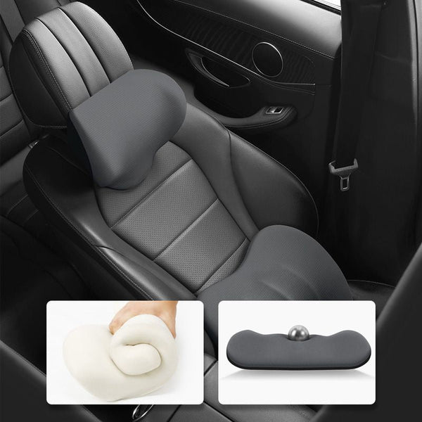 BackAlign™ - Ergonomic Memory Foam Support Pillow for Car Seats