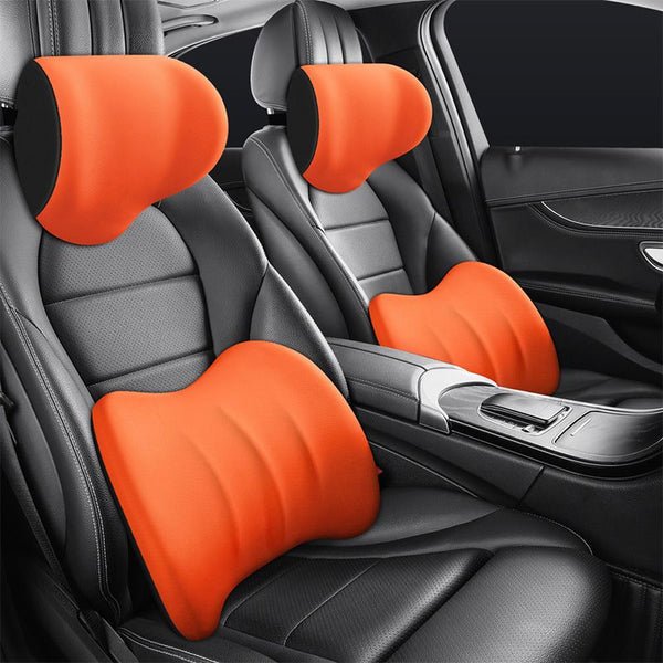 BackAlign™ - Ergonomic Memory Foam Support Pillow for Car Seats