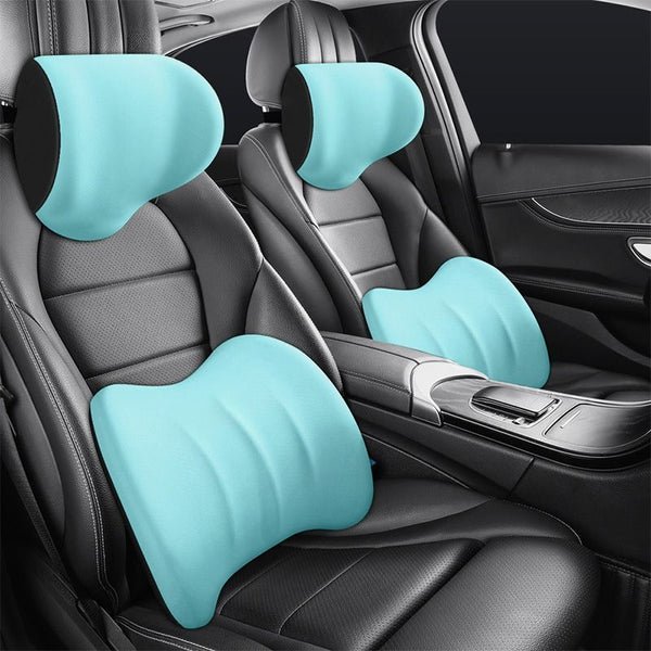 BackAlign™ - Ergonomic Memory Foam Support Pillow for Car Seats
