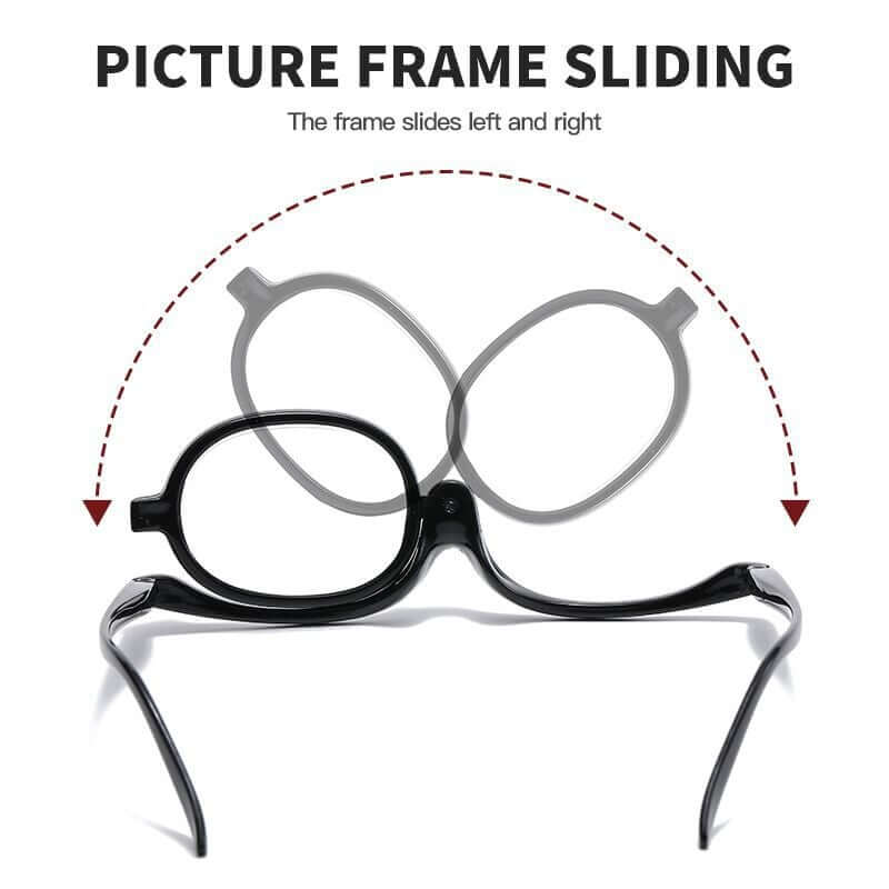 GlamSight™ - Flip-Lens Makeup Glasses