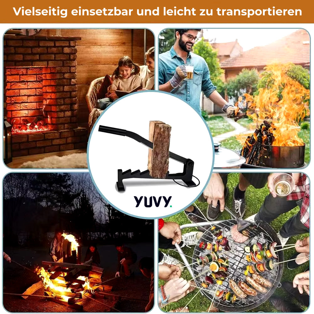 LogMaster™ - Wall-mounted wood splitter